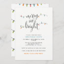 Search for merry and bright christmas invitations Colourful