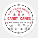 Search for candy cane stickers Claus