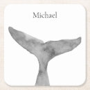 Search for whales coasters Illustration