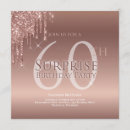 Search for glitter 60th birthday invitations Pink