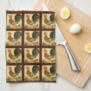 Search for french country kitchen tea towels Rooster