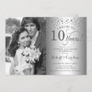 Search for silver wedding anniversary invitations Elegant