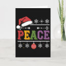 Search for black santa claus christmas cards Peace
