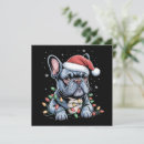 Search for frenchie christmas cards Festive