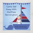 Search for lighthouses square invitations Sailboat