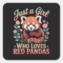 Search for red panda love stickers Bear