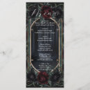 Search for halloween wedding menus Black roses