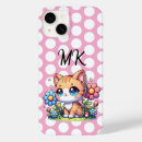Search for cute kitty iphone cases Flowers