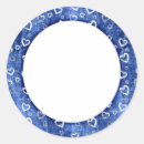 Search for blue and silver stickers Heart