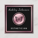 Search for facial business cards Typography