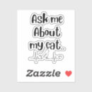 Search for cat saying stickers Pet lover