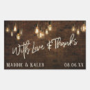 Search for vintage lights stickers Typography