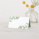 Search for greenery place cards Watercolor