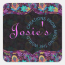 Search for curved text stickers Black