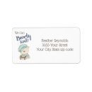 Search for baby bear return address labels Watercolor