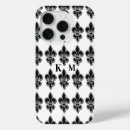 Search for fleur iphone cases Black and white