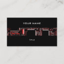 Search for electronics technician business cards Circuit board