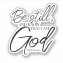 Search for psalm 46 10 stickers Jesus
