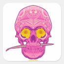 Search for pink sugar skull stickers Mexico