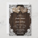 Search for rustic evening wedding invitations Backyard