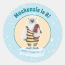 Search for funny polar bear stickers For kids