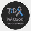 Search for diabetes ribbon stickers T2d