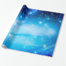 Search for northern lights wrapping paper Blue