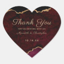 Search for heart thank you wedding stickers Glitter