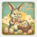 Search for vintage easter bunny stickers Butterfly