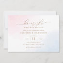 Search for navy and blush gender reveal invitations Watercolor