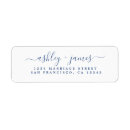 Search for stylish font return address labels Modern typography