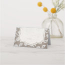 Search for burlap and lace place cards Vintage