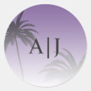 Search for tropical monogram stickers Purple