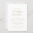 Search for elegant bridal luncheon black gold invitations Script
