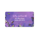 Search for bat return address labels Purple