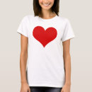 Search for red heart tshirts Women's