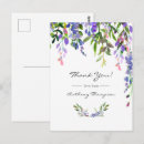 Search for violet floral postcards White