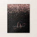 Search for rose gold glitter puzzles Girly