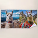 Search for llama beach towels Peru