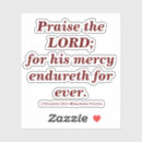 Search for praise the lord stickers Christian