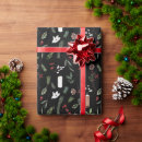 Search for black and red christmas wrapping paper Modern