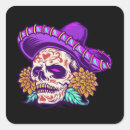 Search for mexican sugar skull stickers Day the dead