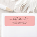 Search for coral return address labels Modern