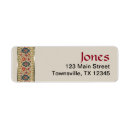 Search for yellow blue return address labels Gold