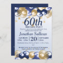 Search for 60 years old invitations Blue