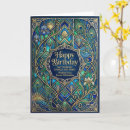 Search for art nouveau birthday cards Gold