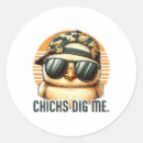 Search for chicks dig me stickers Vintage easter