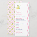 Search for bridal luncheon menus Pink