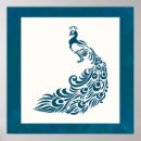 Search for art deco peacock posters Teal