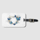 Search for butterfly luggage tags Heart